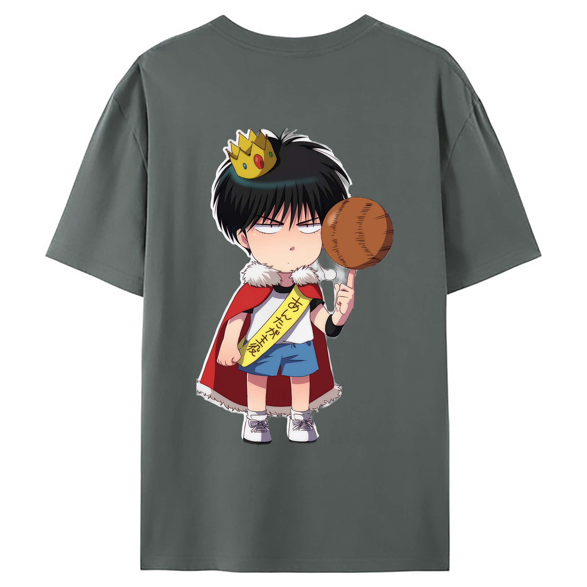 （画像用） SLAM DUNK／スラムダンク 綿100％ メンズ半袖Tシャツ（バックプリント） 通気性